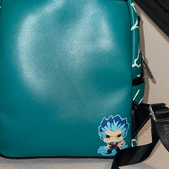Loungefly My Hero Academia Deku Infinity Cosplay Glow in the Dark Mini Backpack - Picture 8 of 15